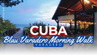 Blau Varadero Hotel Morning walk to the beach with beer & sunrise 🍺🌅