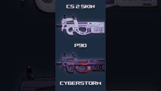 P90 Skin Cyberstorm CS 2: Gaming PC Meets Weapon  #cs2   #counterstrike2   #steamworkshop#cs2fun