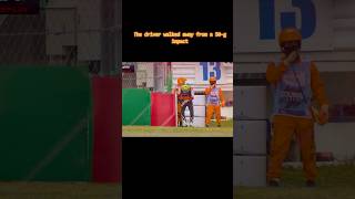 Bearman’s 50g crash in Japanese Grand Prix . #shorts #f1 #racing