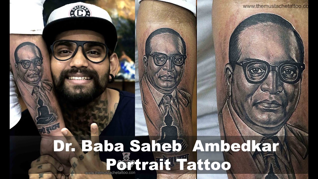 Bhimrao Ambedkar With Mahatma Buddha Ji Temporary Tattoo Waterproof For  Male and Female Temporary Body Tattoo