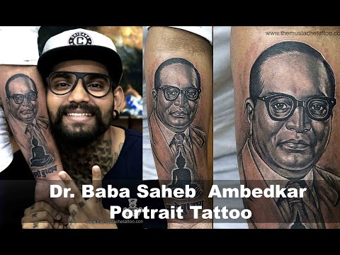 B.R.Ambedkar tattoo | Tattoo | Buddha tattoo | Inkedbynaman - YouTube