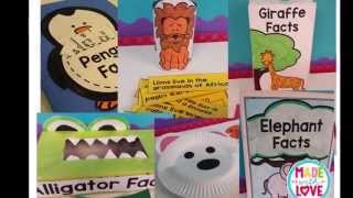 Animal Reports for 1st and 2nd Graders
