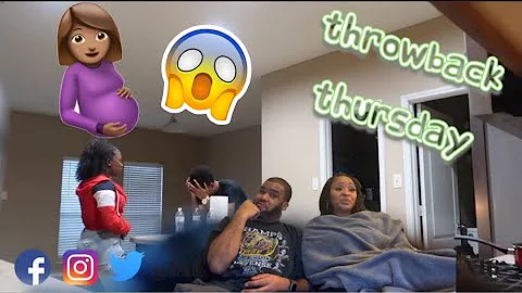 THROWBACK THURSDAY!!! TELLING TRAY IM PREGNANT | IAMJUSTAIRI *REACTION*