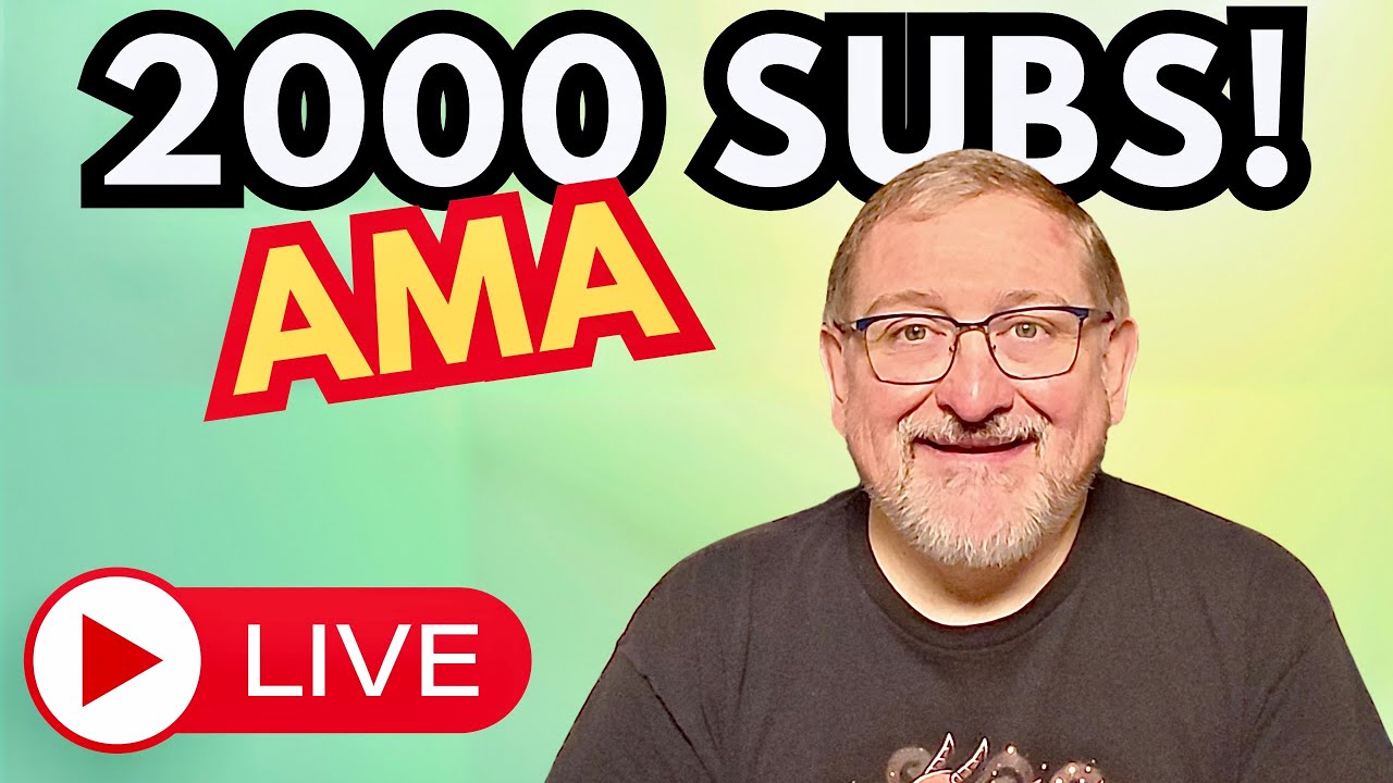 2000 Subscriber Celebration - Ask Me Anything!