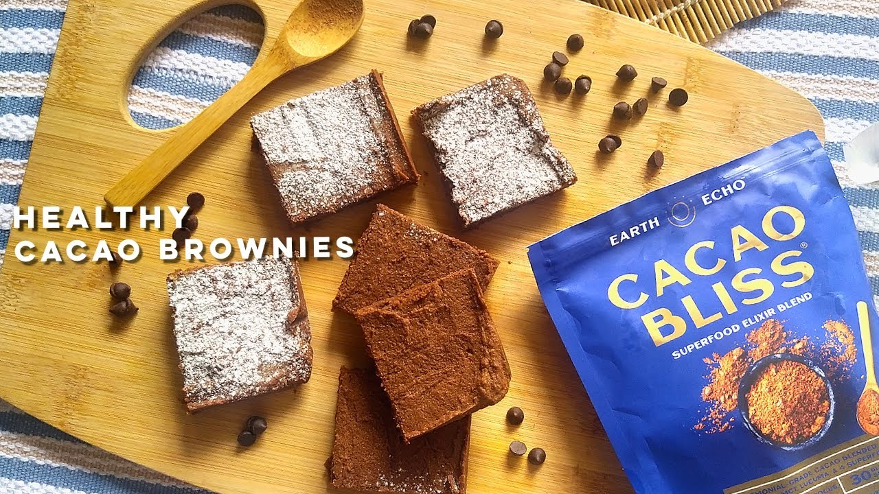 Healthy Cacao Brownie Recipe Superfood Cacao Brownies YouTube