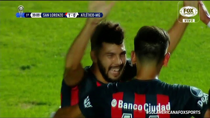 San Lorenzo 1 x 0 Atlético MG   Melhores Momentos Copa Sul Americana 11 04 2018
