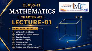 Class 11 Maths Ch-02  | Lecture-01 | Cartesian Product  Theory |  | NCERT + JEE Main + JEE Advanced
