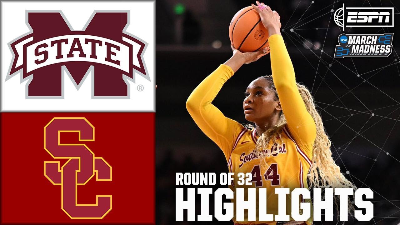 Round of 32: Mississippi State vs. USC | Women’s NCAA Tournament | Full Game Highlights