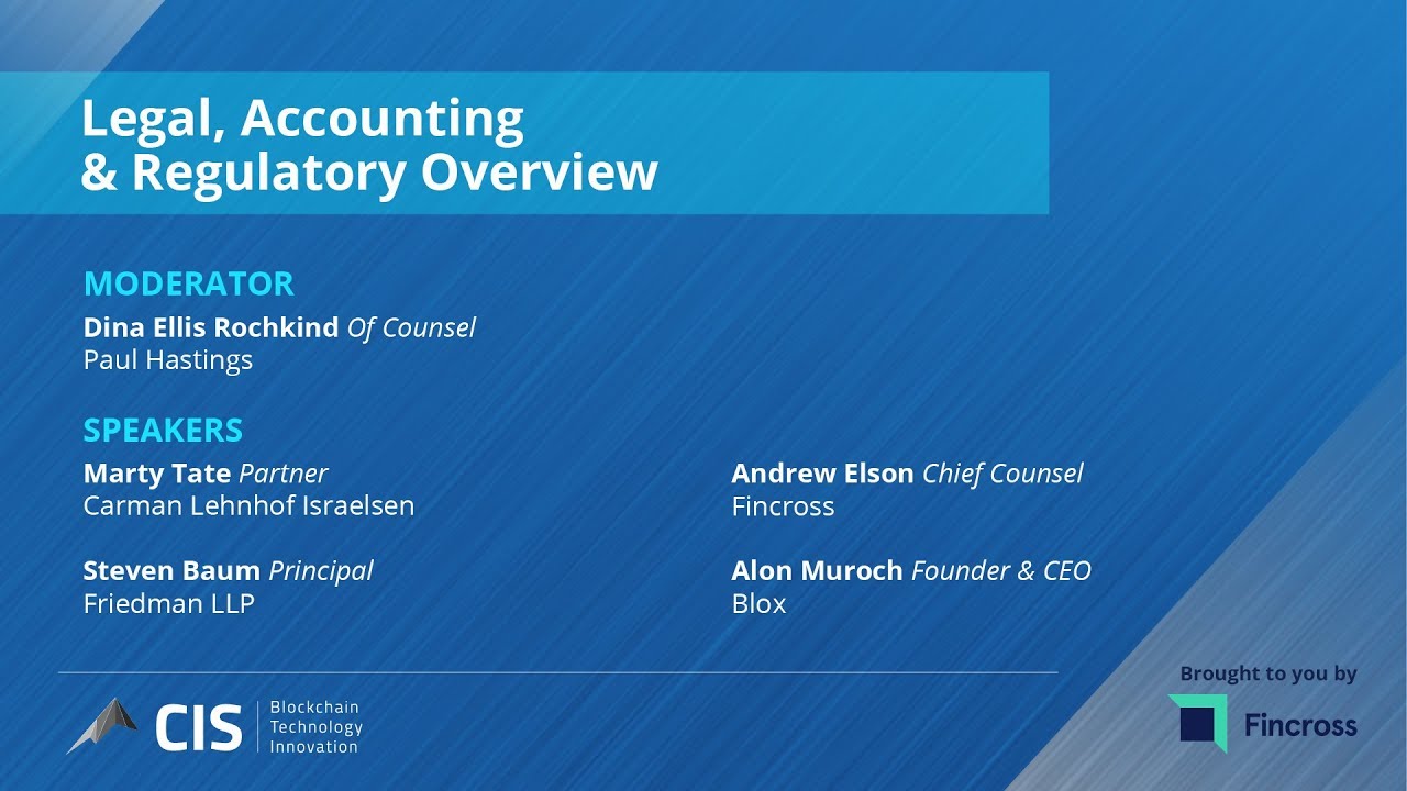 Legal Accounting & Regulatory Overview