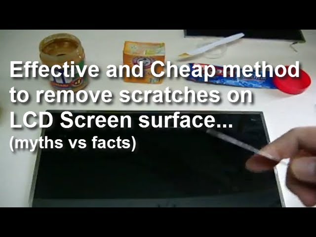 Remove the Scratches from the Smartphone's Screen by using Sandpaper and Cerium  Oxide 