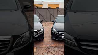 Сравнение Mercedes E w213 и С w205