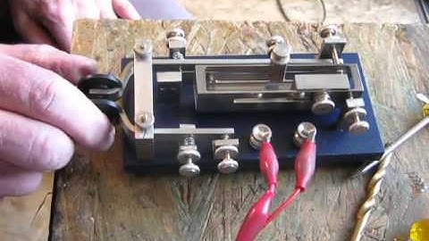 key240 Morse code Bug key by G3YUH