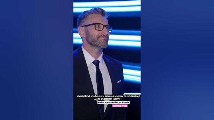Maciej Dowbor o hejcie w kierunku Joanny Koroniewskiej: „Za to uwielbiam internet” #shorts