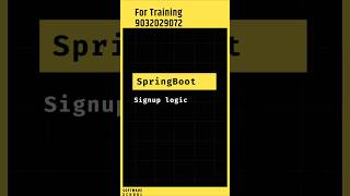 Signup API Logic Explained | Java Spring Boot Backend Tutorial (Telugu) Web Development #coding