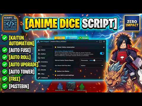 Anime Dice Auto fuse, Auto kaitun | Script Pastebin