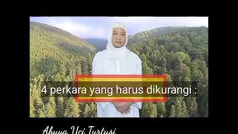 Inilah 4 Perkara Yang Harus Dikurangi Jika Ruh Ingin Bersinar | Abuya Uci Turtusi