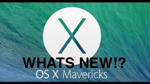 OS X Mavericks Tour