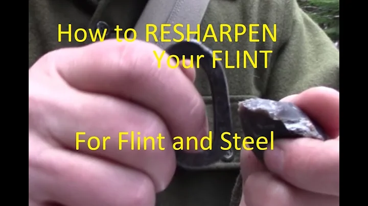 How to RESHARPEN Your FLINT For Flint and STeel