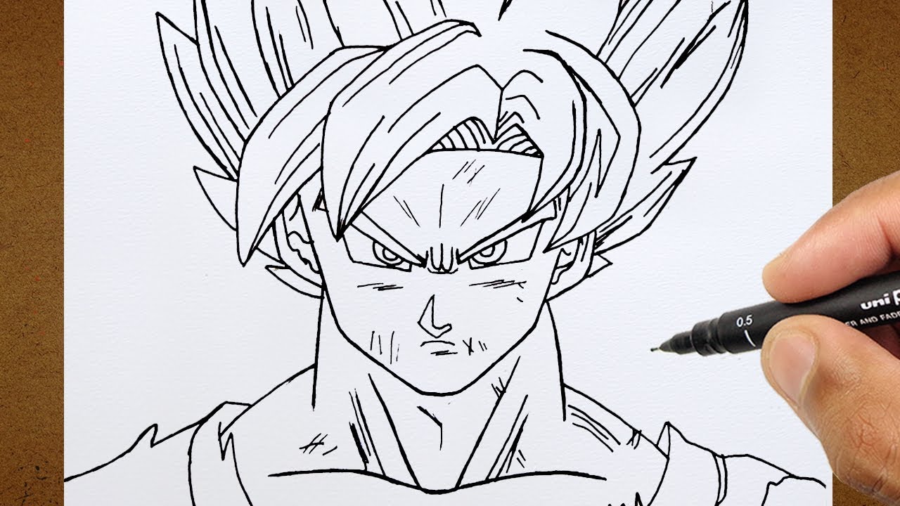 Como Desenhar o GOKU, SUPER FÁCIL