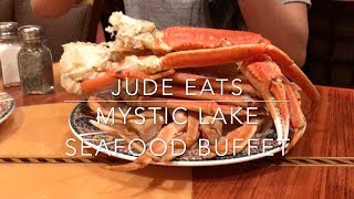 Jude Eats Crab Legs Oysters Mystic Lake Seafood