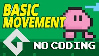 Game maker Studio 2  -  Basic movement   Part 1 - no coding.