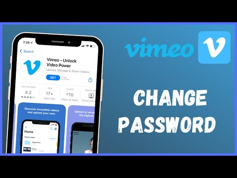 Change Vimeo Account Password || Update Vimeo password || www.vimeo.com