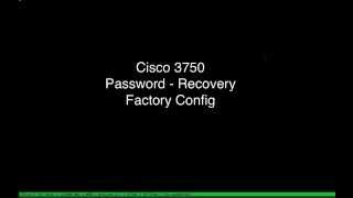 Cisco switch password recovery