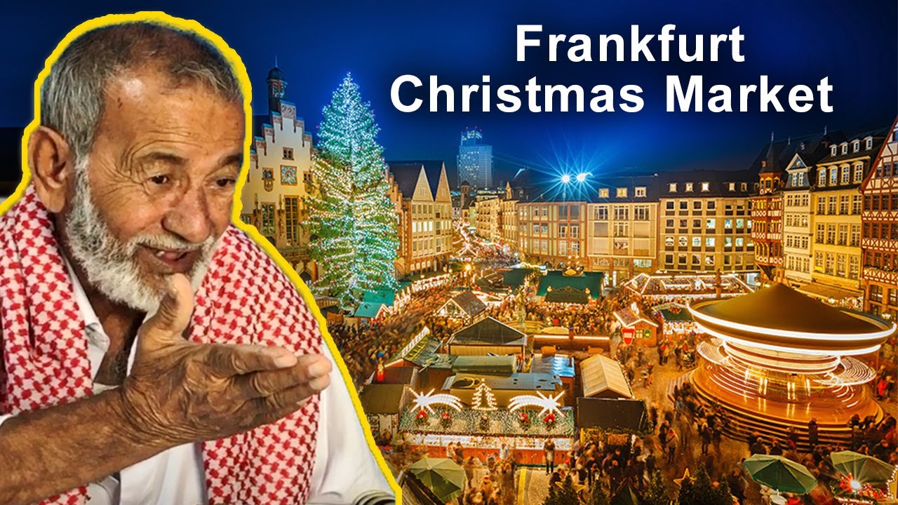 Villagers React To Frankfurter Weihnachtsmarkt | Tribal People React To Frankfurt Christmas market