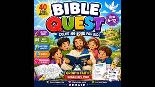 Bible Quest Coloring Book for Kids: 40 Bible Stories, Coloring Pages, Bible Activities Bible Quest Coloring Book for Kids: 40 Bible Stories, Coloring Pages, Bible Activities