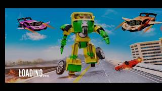 Flying Tuk Tuk Robot Transform: Hero Robot Games Game Play Video By Falcon Gamerz | 2020 Games screenshot 5