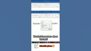 Word Count Pop in MS Word! 📊 | Ctrl + Shift + G Trick #shorts
