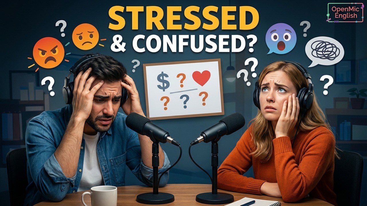 In a Muddle? Learn English Phrases for Confusion and Decision-Making | English Podcast