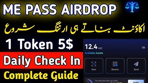 Me Pass Daily check in|Me Pass Working Process|How To sell Me pass Token|Me pass New Update|#mepass