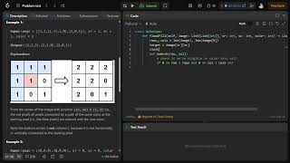 733. Flood Fill (DFS) - LeetCode