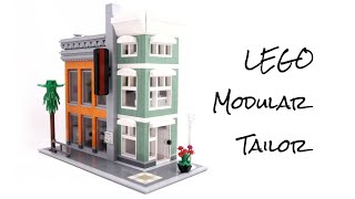LEGO Modular-Compatible Tailor MOC