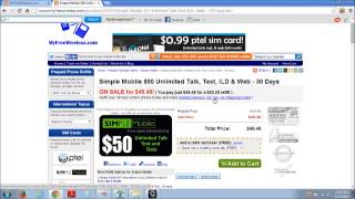 Discounted Simple Mobile $50 Unlimited Talk, Text, ILD & Web - 30 Days
