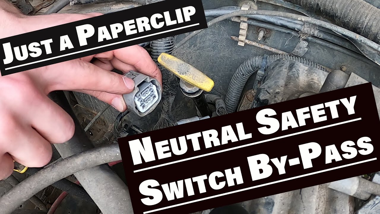 HOW TO: 97-01 Jeep Cherokee Neutral Safety Switch Bypass - YouTube