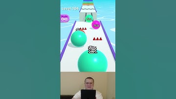 Ball Run 2048❗Level 104❗#games #shorts