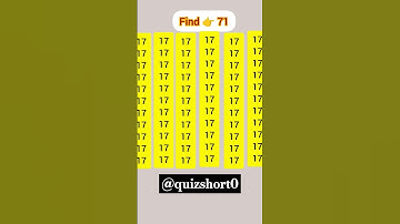 find 👉 71 andcomment youranswer #humor #effectking #kumarsir #quiz #logicpuzzle #puzzle #shortsfeed