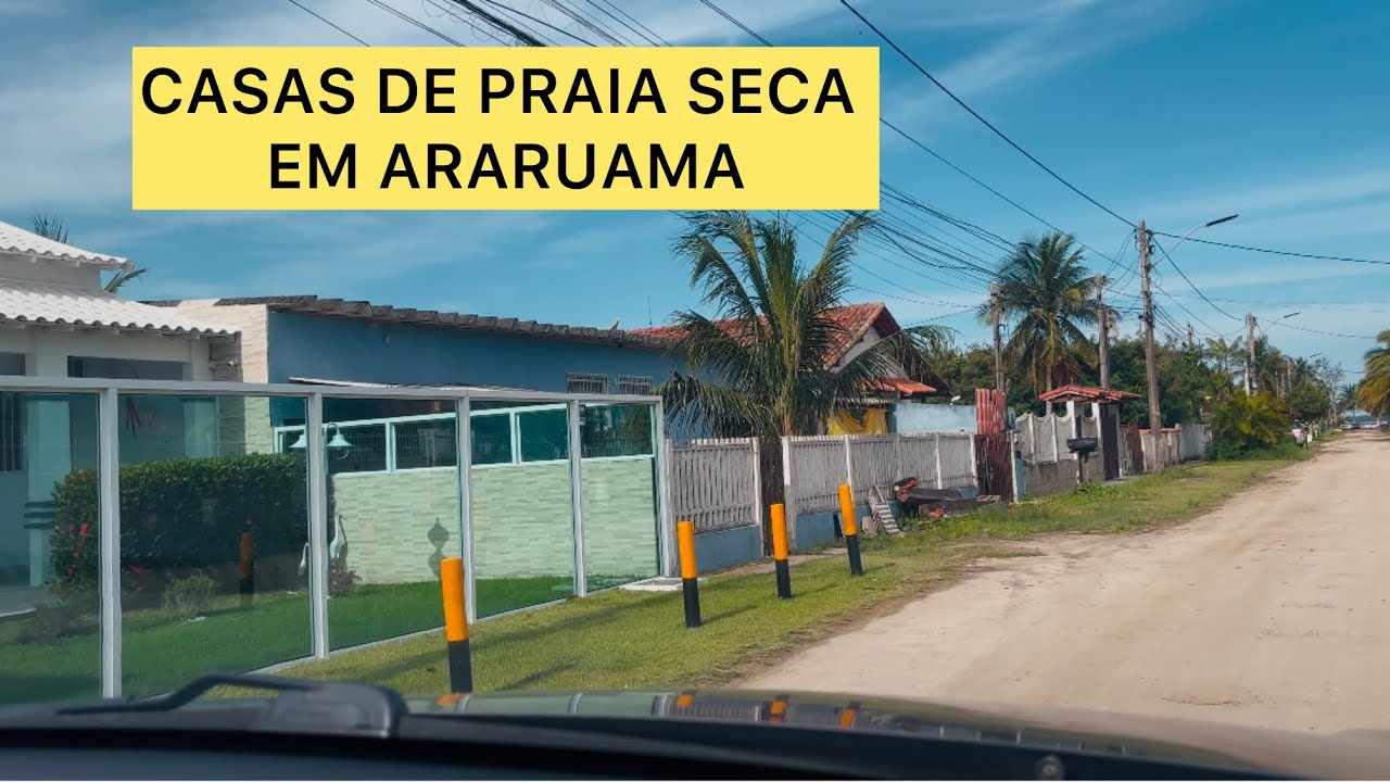 COMO SÃO AS CASAS EM PRAIA SECA, ARARUAMA - RJ.