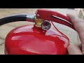 Water Fire Extinguisher converted to air tank DANGER!