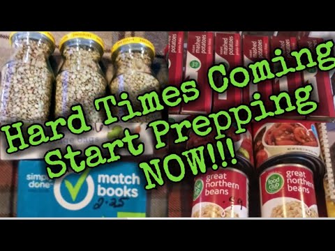  Update New  Prepper Pantry Budget Haul/Hard times coming start prepping now/massive inflation and shortages
