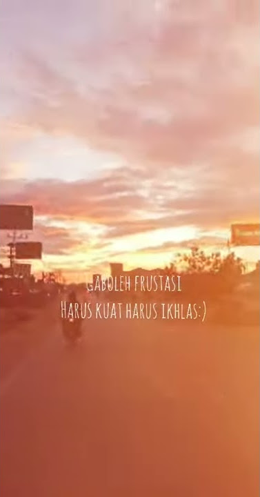 STORY WA SAD. Senja.....