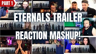 Eternals Teaser Trailer REACTION MASHUP! | Marvel Studios' Eternals Reaction