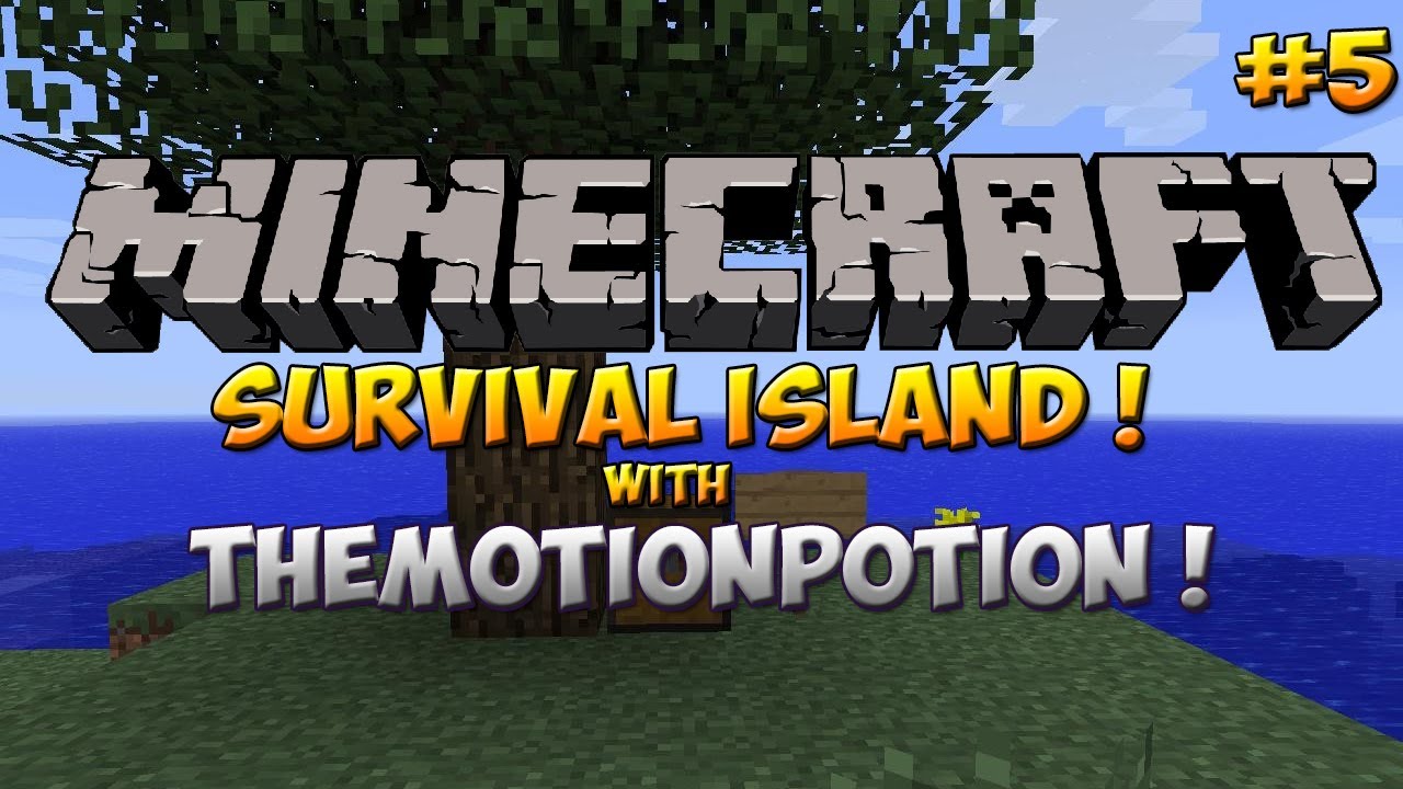 Minecraft - SURVIVAL ISLAND! - Fountain Of Youth - w/ TheMotionPotion | Ep.5