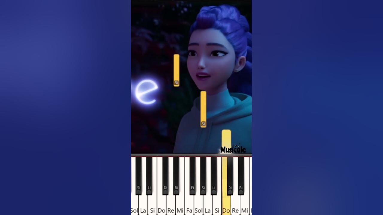 Las guerreras K-pop - Free - KPop Demon Hunters #kpopdemonhunters #easypiano #tutorialdepiano