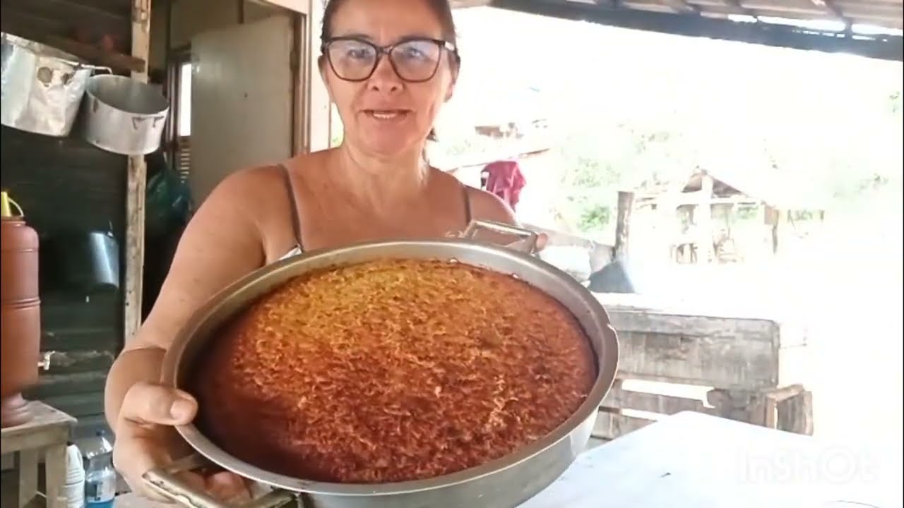 Minha rotina aqui no meu sogro meu almoço feijão com costela e bolo de macaxera 