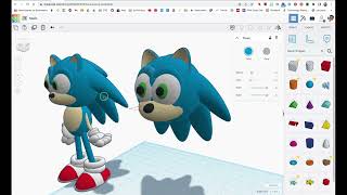 Make Your Own Sonic using Tinkercad