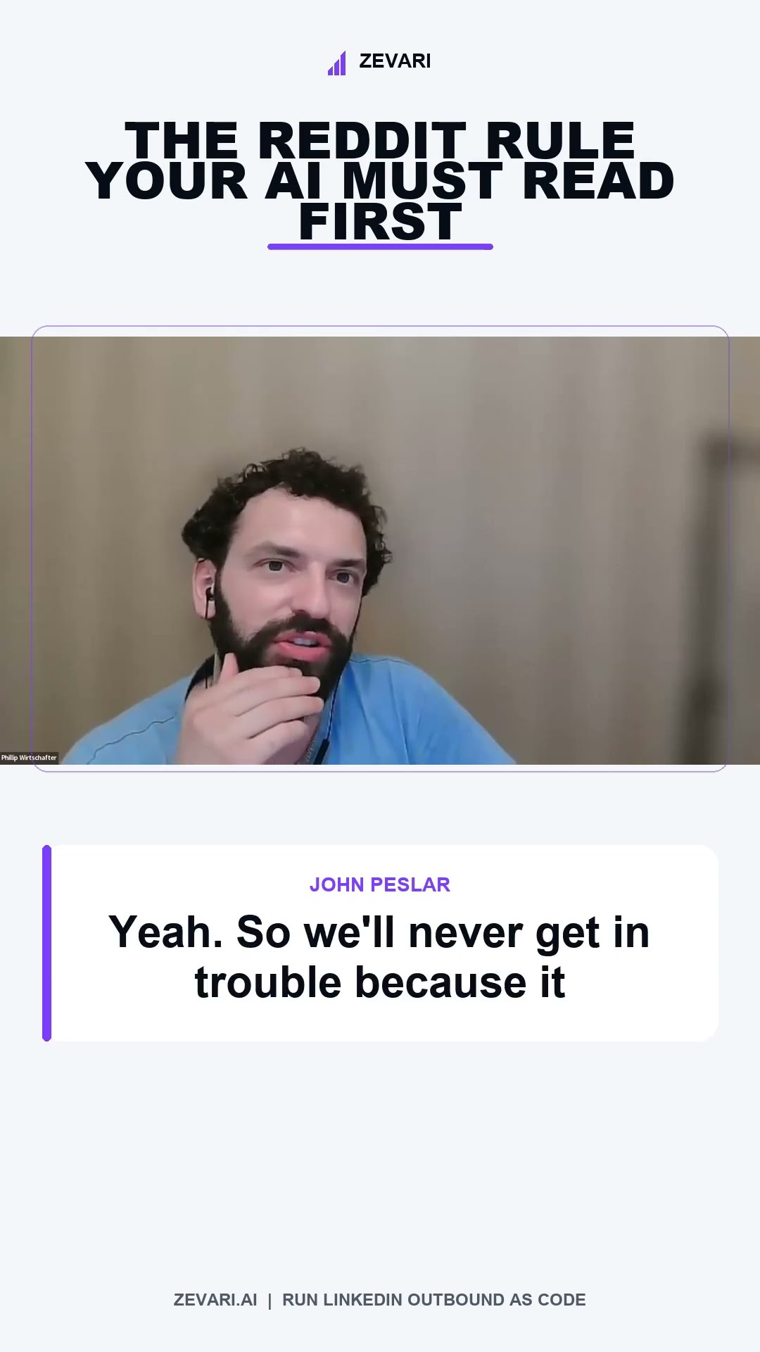 John Peslar in a scene about Read the Rules Before Reddit Outreach