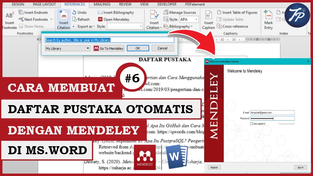 Tutorial Mendeley Cara Membuat Daftar Pustaka Otomatis Menggunakan